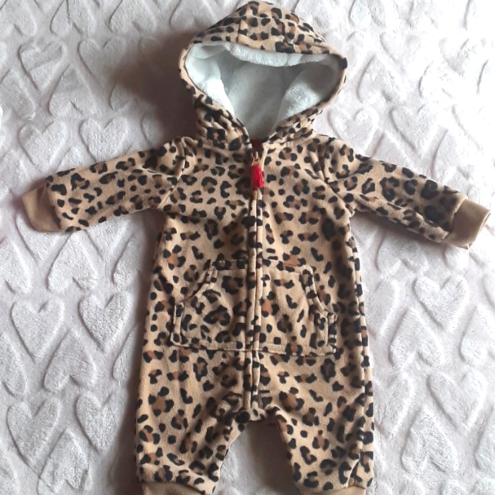 Baby girl open foot sleeper